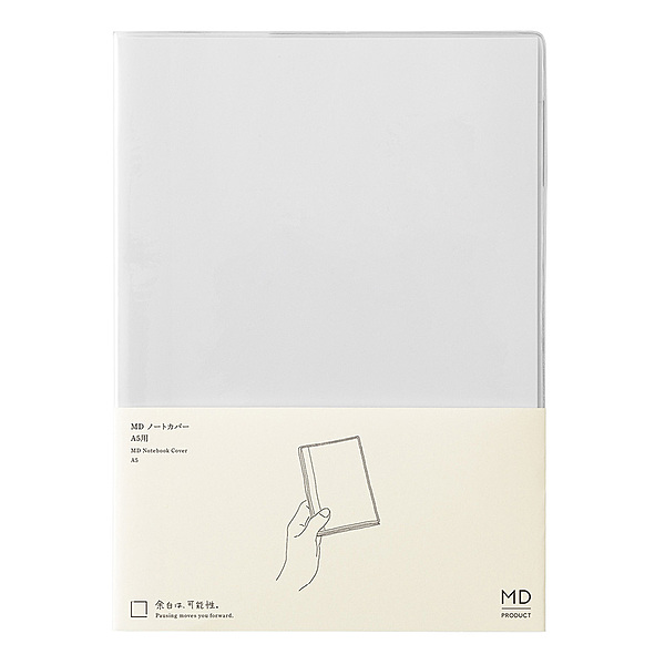 MD Notebook Cover A5 Clear 