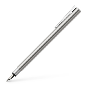 Faber-Castell Neo Slim Füllhalter Edelstahl glänzend