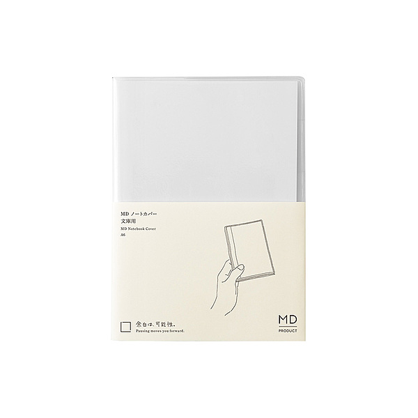 MD Notebook Cover A6 Clear 