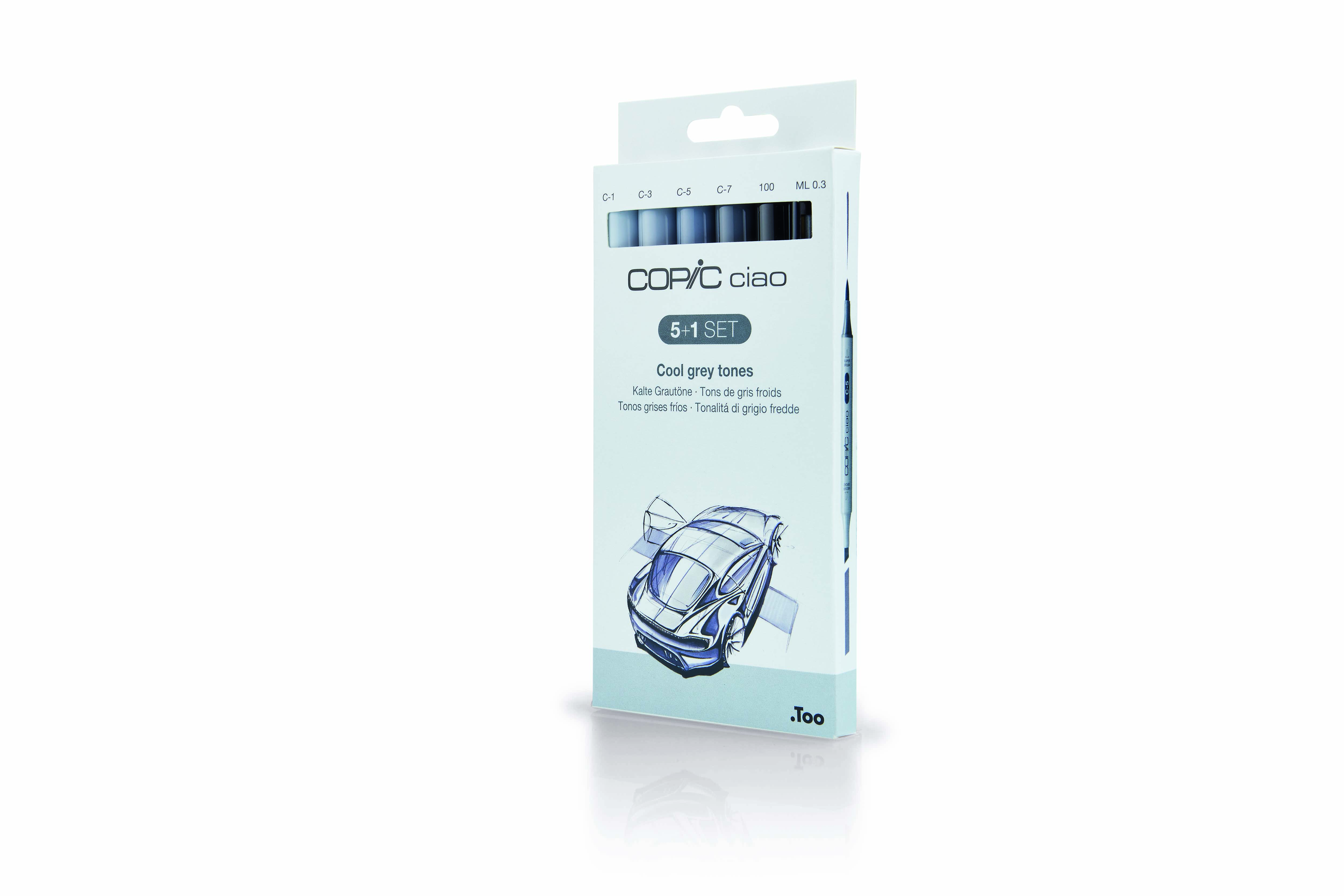 Copic Ciao 5+1 Set Grey Tones