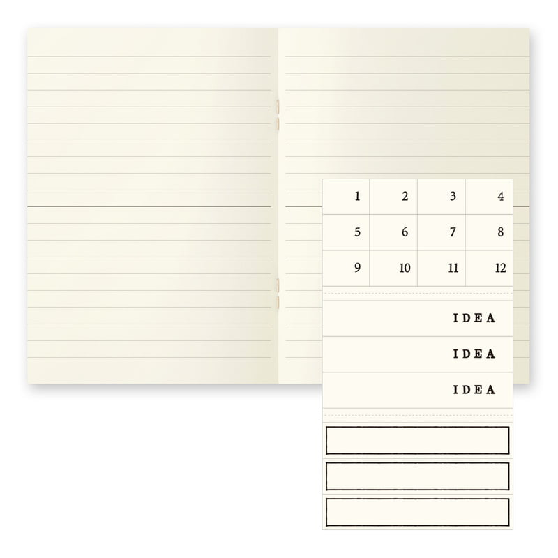 Midori Notebook Light Lined (3 Stk)