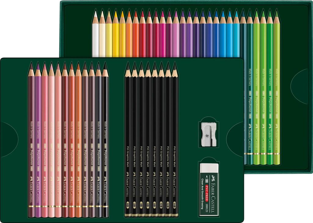 Faber-Castell Geschenkset Polychromos & Graphite matt 50 tlg 