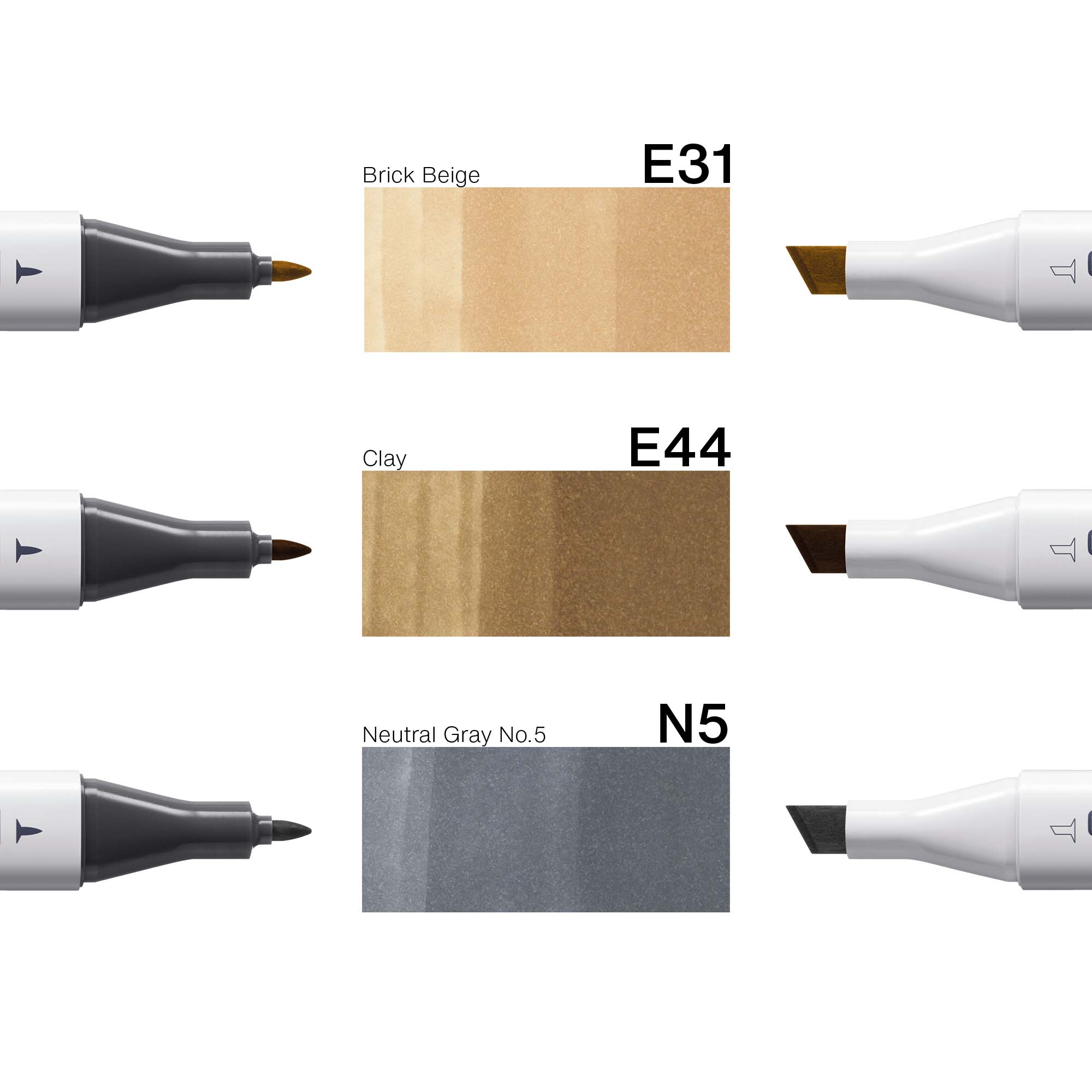 Copic Classic Designer Collection Set Natural Stone Tints