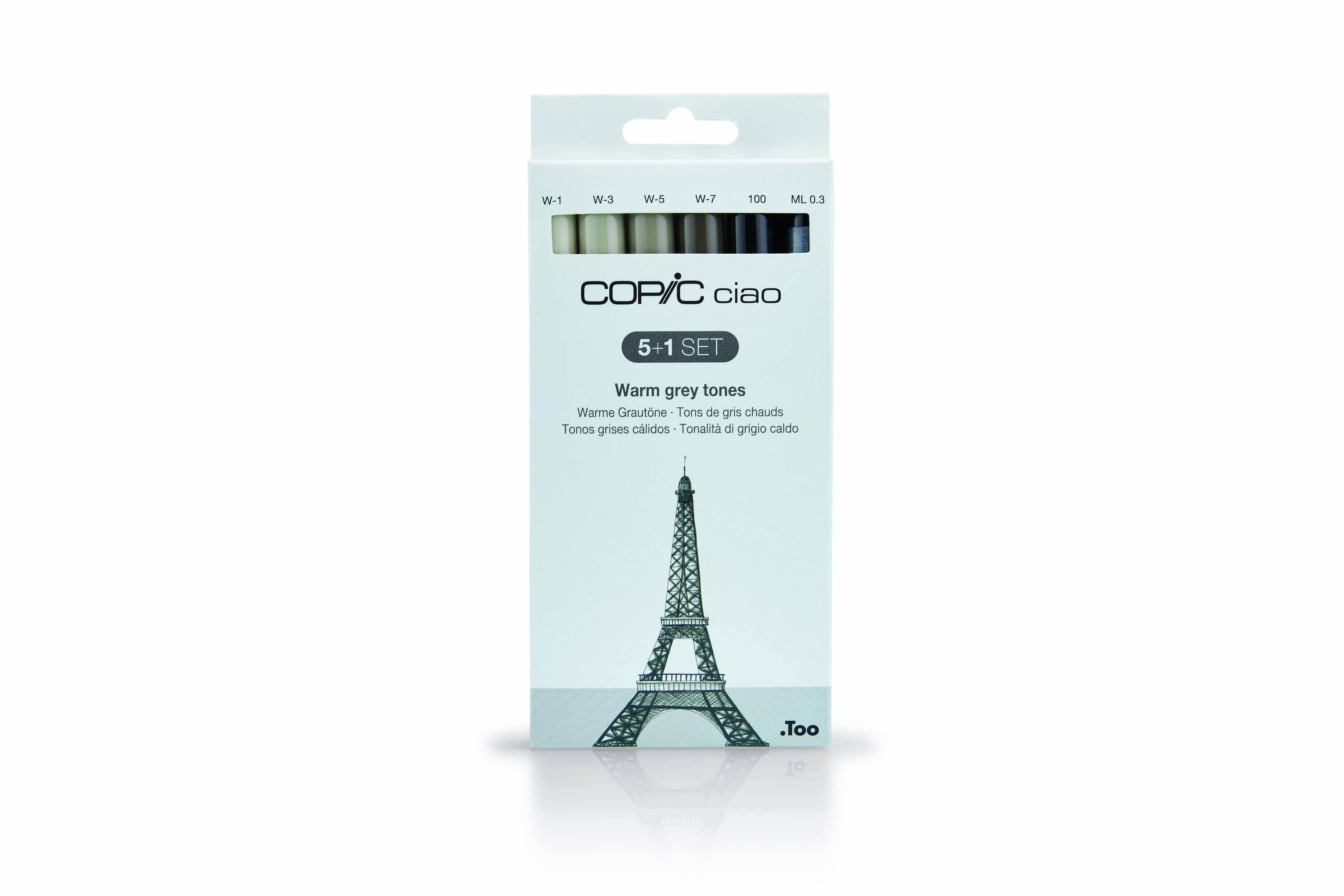 Copic Ciao 5+1 Set Warm Grey