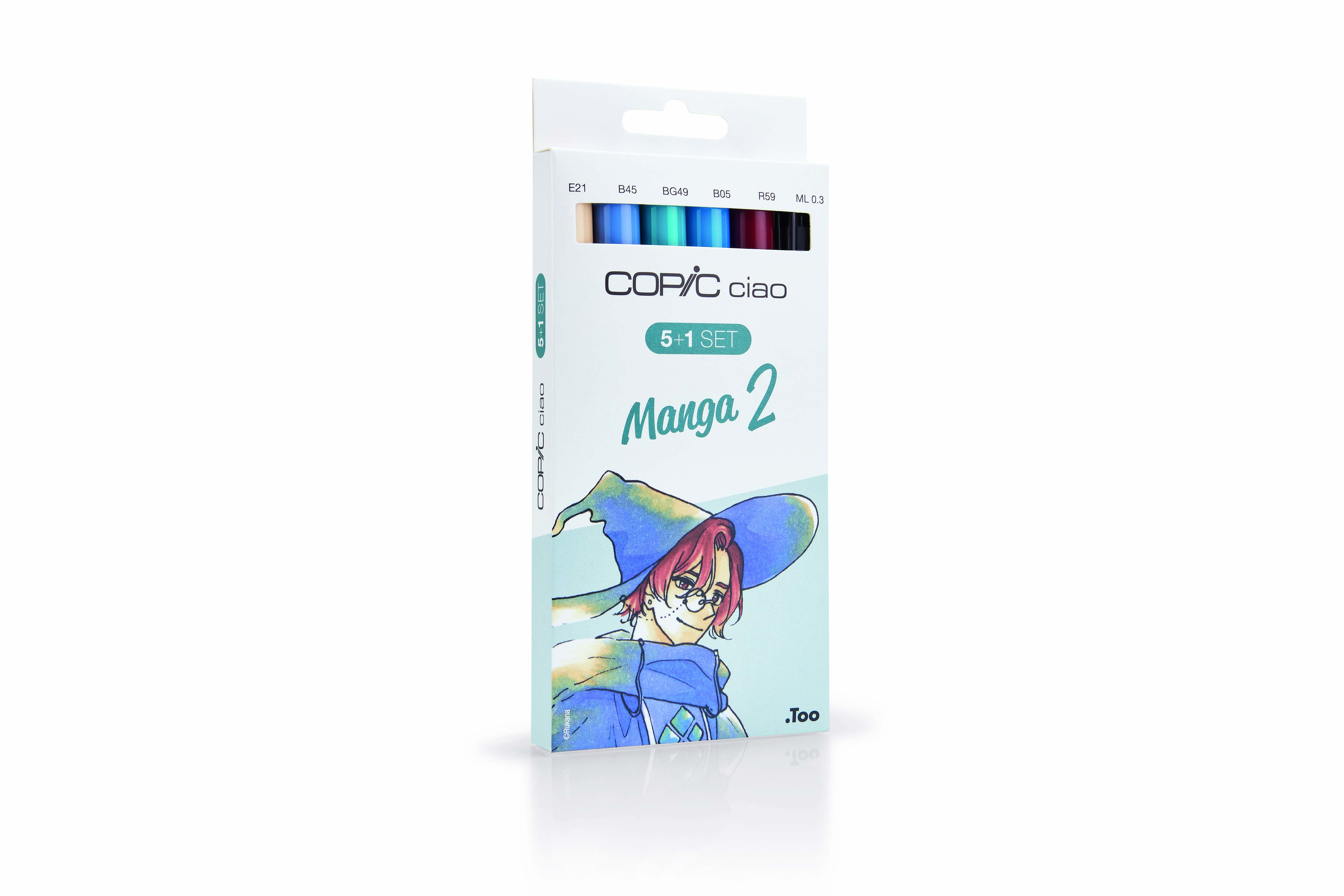 Copic Ciao 5+1 Set Manga 2