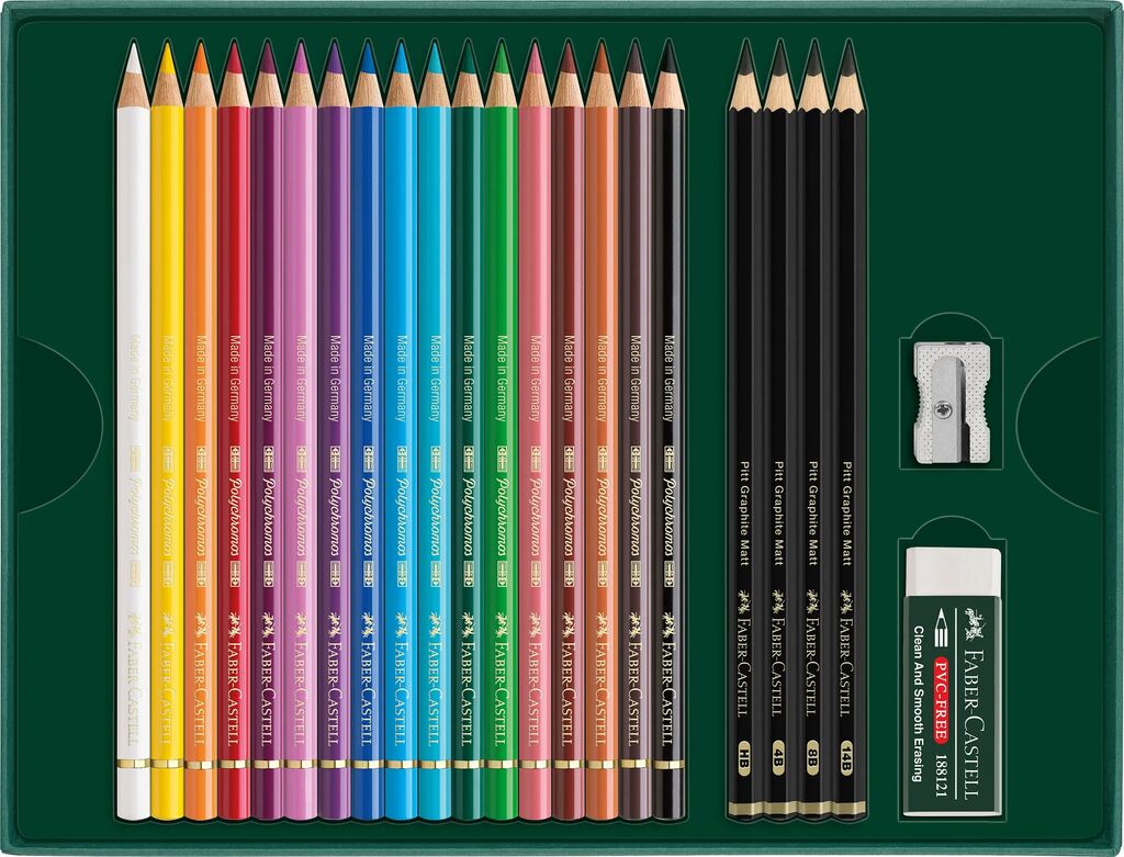 Faber-Castell Geschenkset Polychromos & Graphite matt 23tlg 