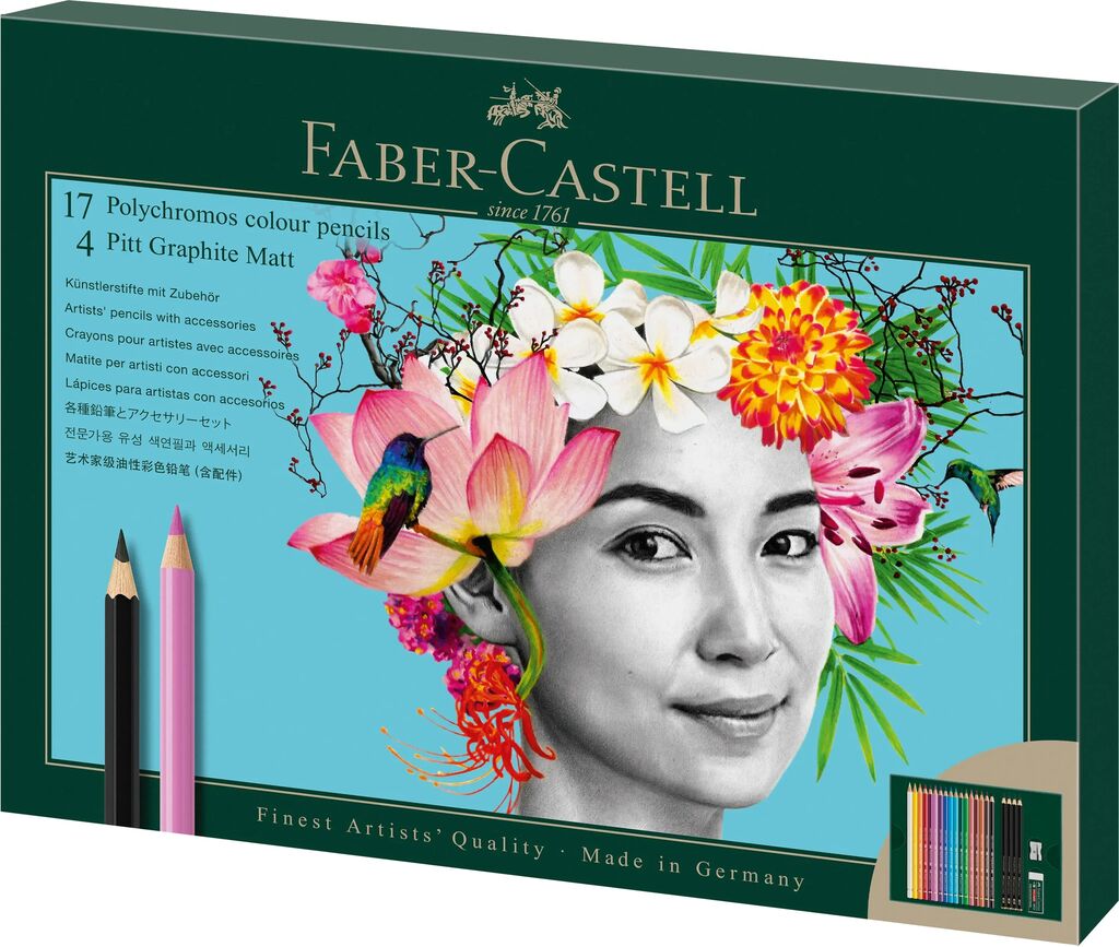 Faber-Castell Geschenkset Polychromos & Graphite matt 23tlg 