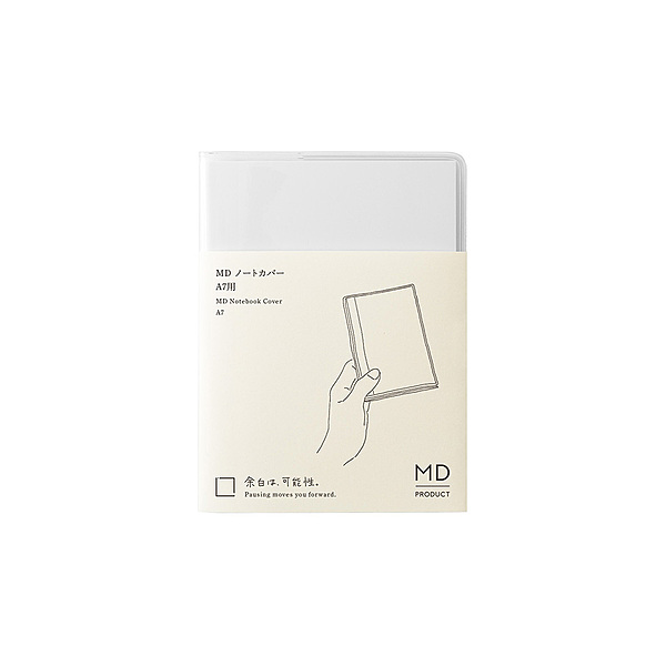 MD Notebook Cover A7 Clear 