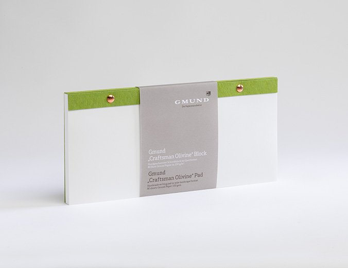 GMUND Craftsman Block Querformat 29,7 x 14 cm Olivine