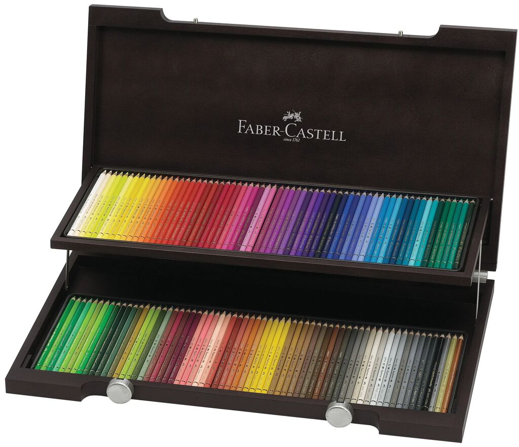 Faber-Castell Polychromos Farbstift 120er Holzkoffer 