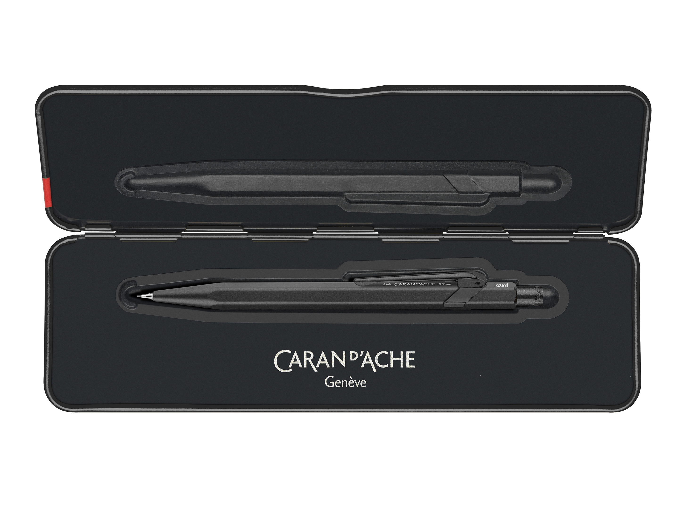 Caran d'Ache 844 Minenhalter 0,7 mm Black Code im Slimpack