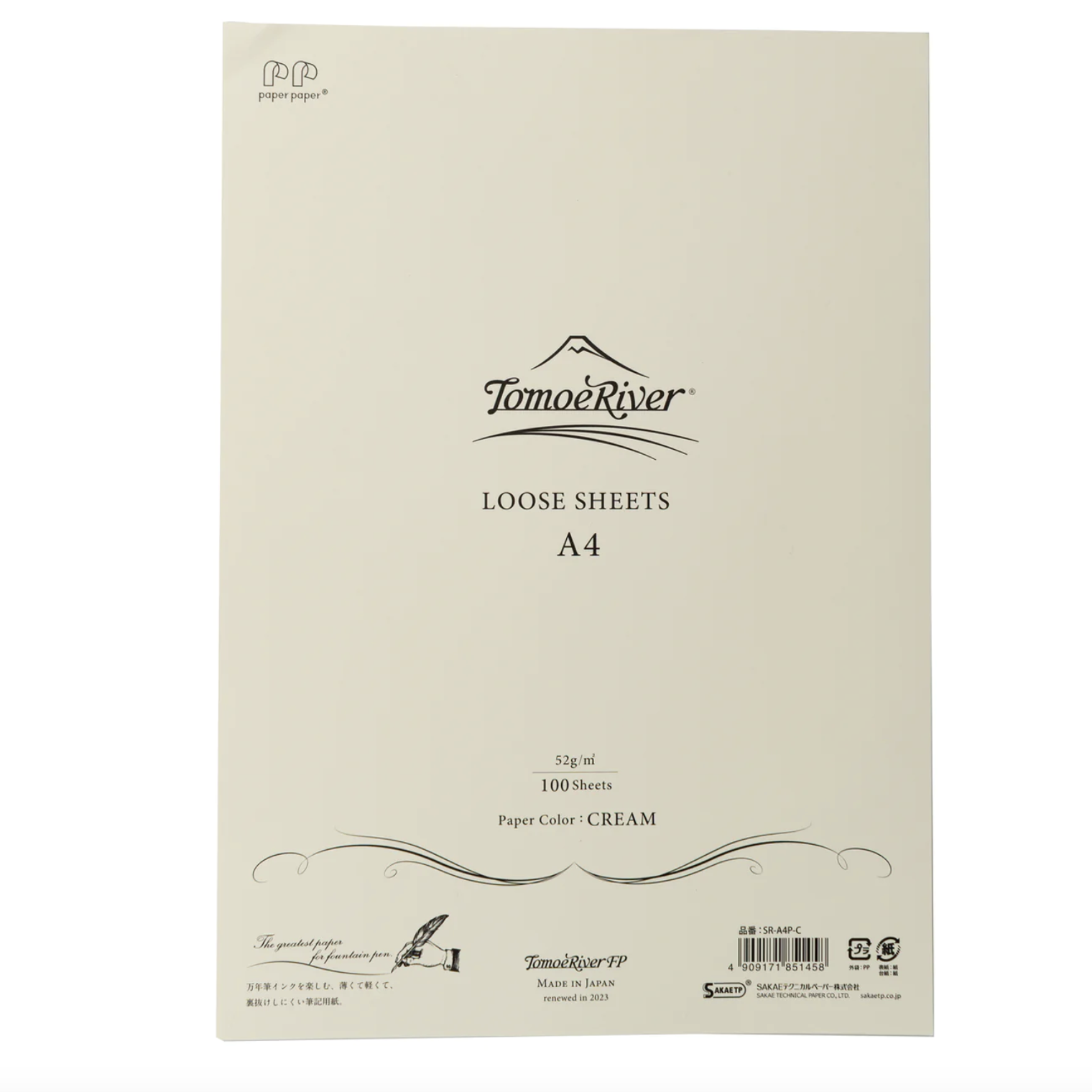 Tomoe River Loose Sheet Plain A4 Cream Tomoe River Loose Sheet Plain A4 Cream