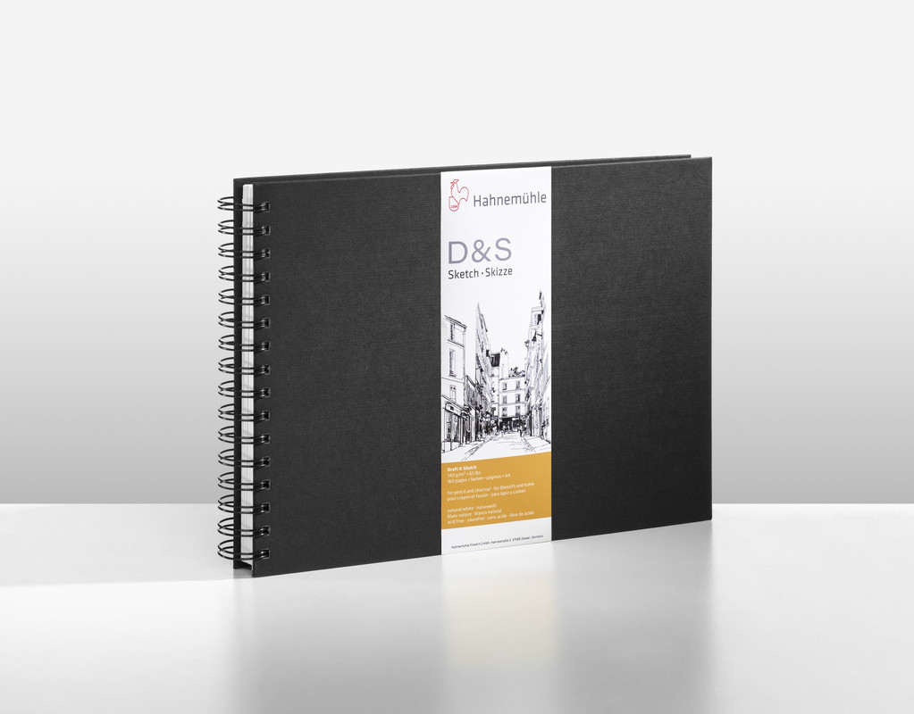 Hahnemühle D&S Skizzenbuch Spiralbindung A4 Querformat 