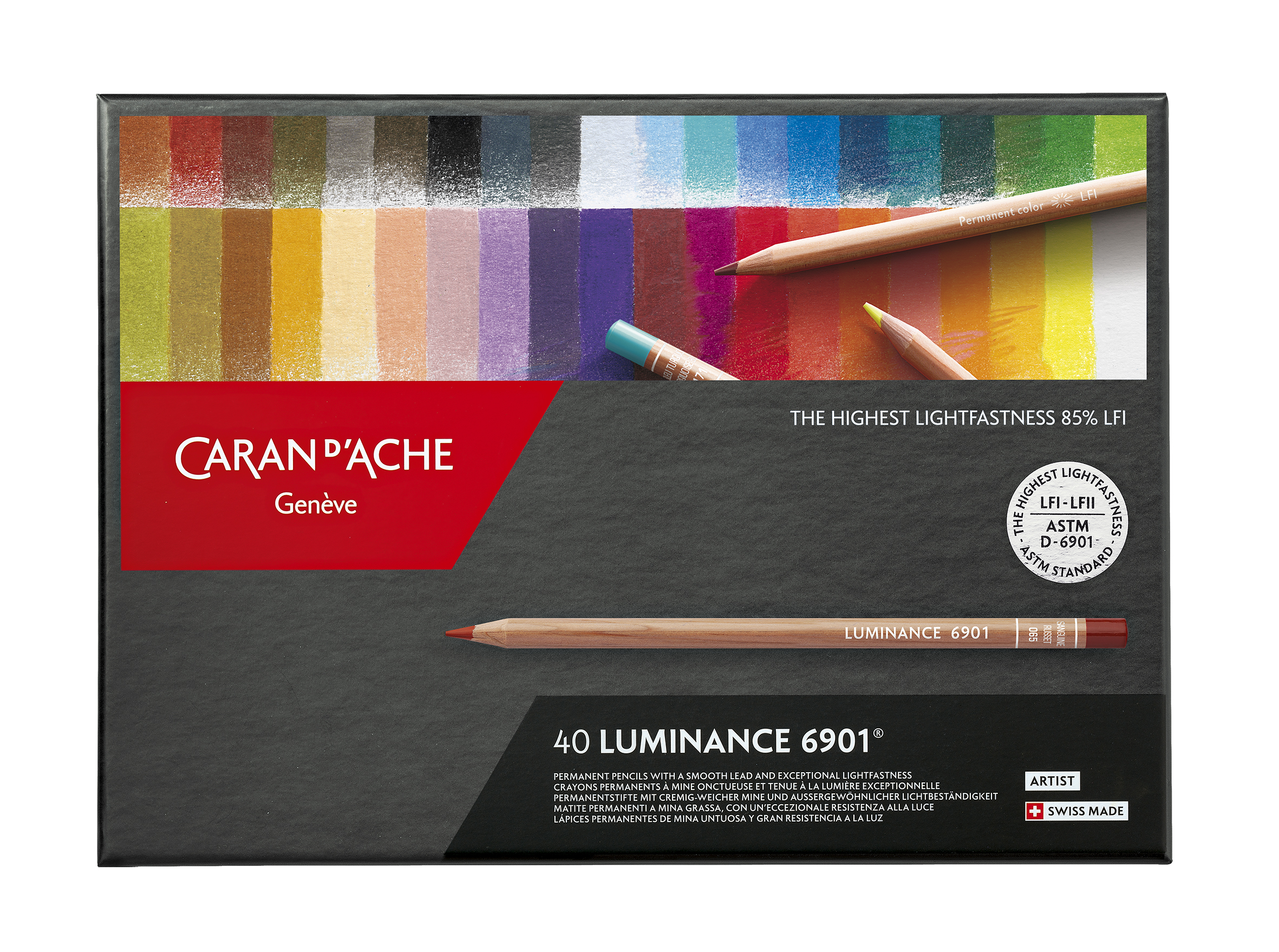 Caran d'Ache Luminance 6901 40er Set FSC zertifiziertes Holz Caran d'Ache Luminance 6901 40er Set FSC zertifiziertes Holz
