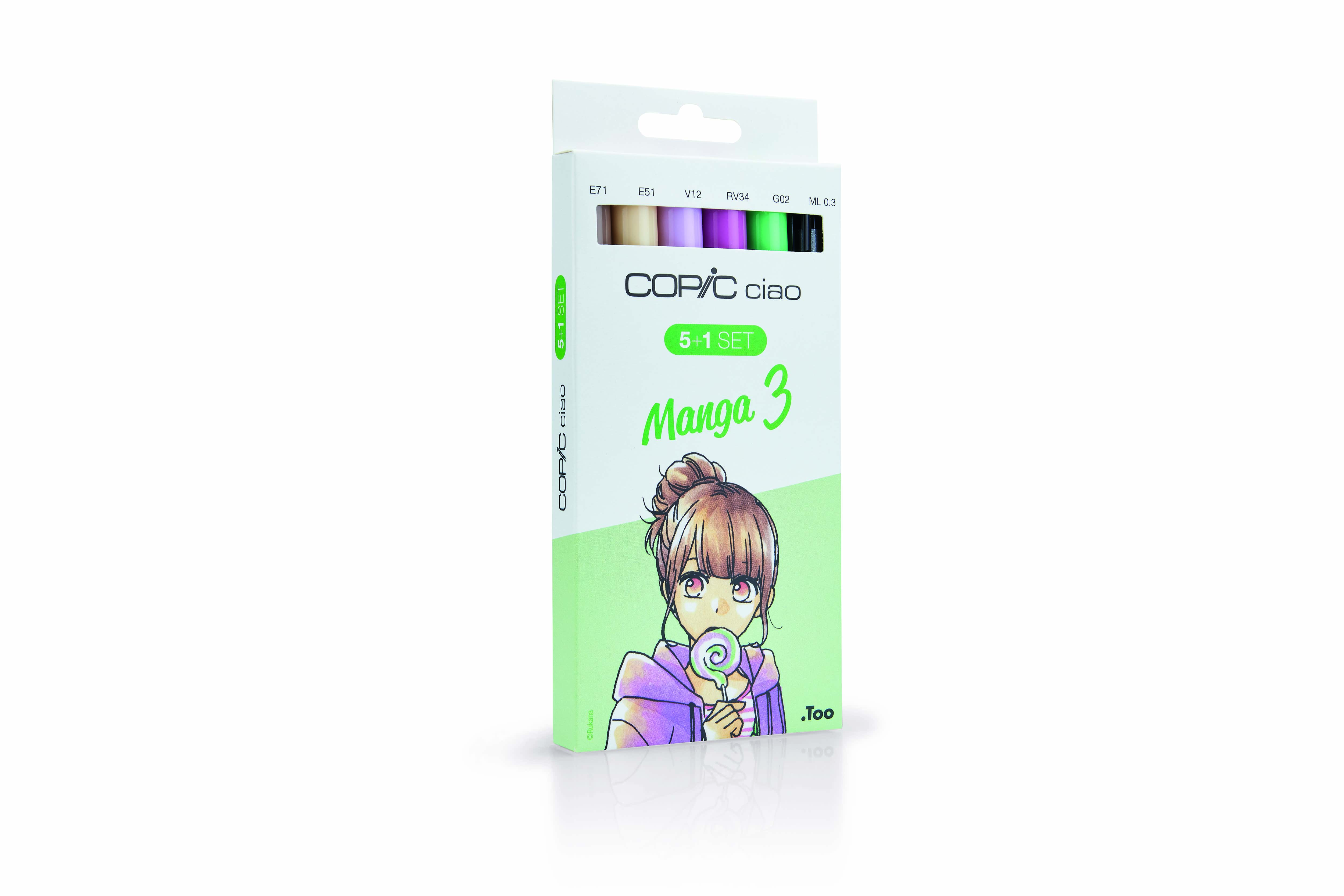 Copic Ciao 5+1 Set Manga 3
