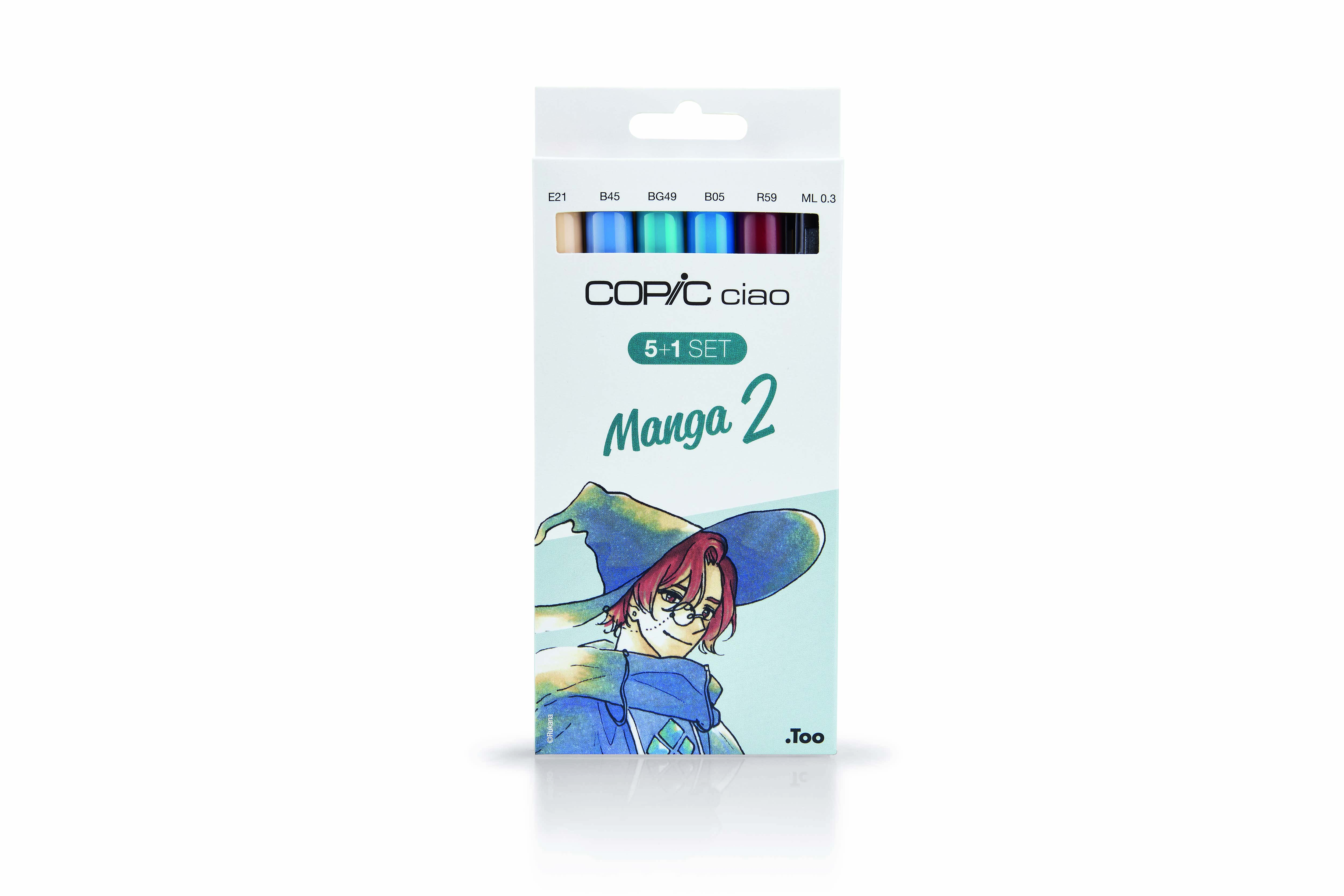 Copic Ciao 5+1 Set Manga 2