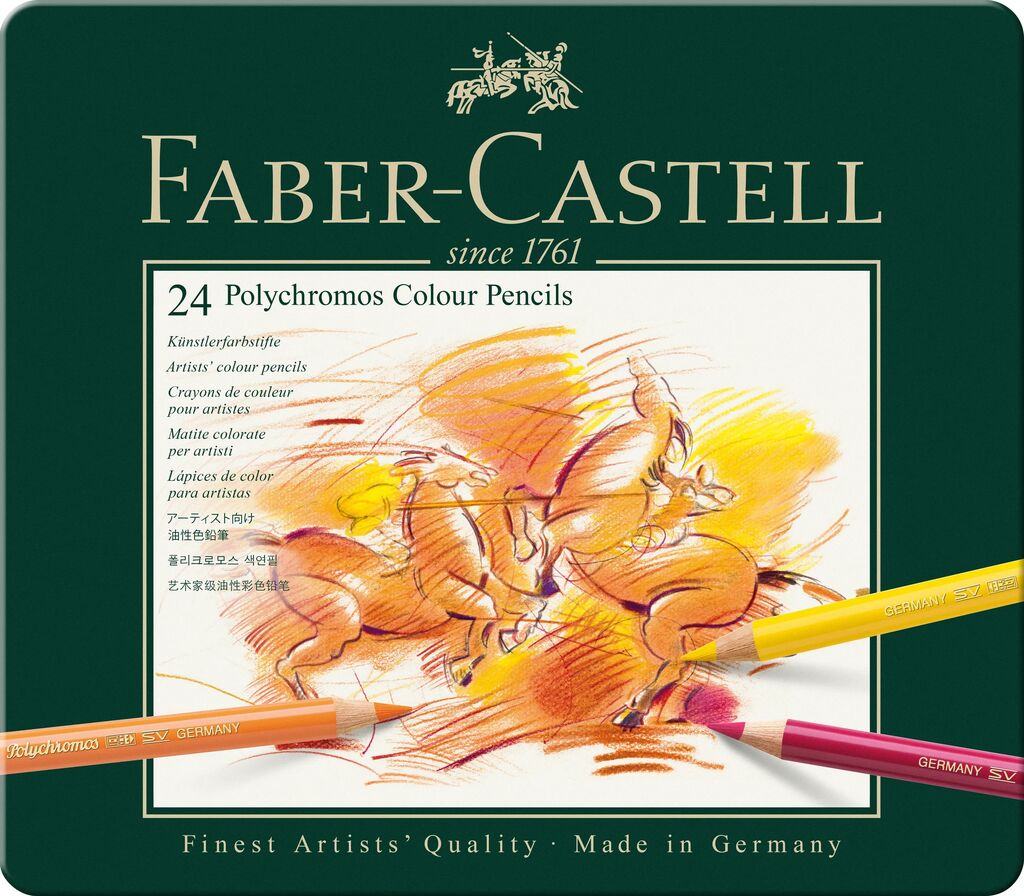 Faber-Castell Polychromos Farbstift 24er Metalletui 
