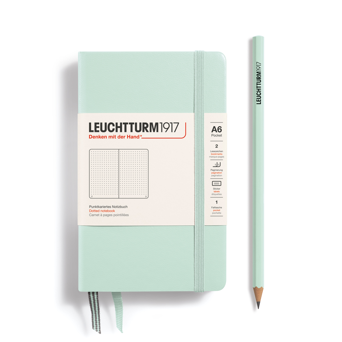 Leuchtturm Notizbuch Classic Pocket A6 Hardcover 