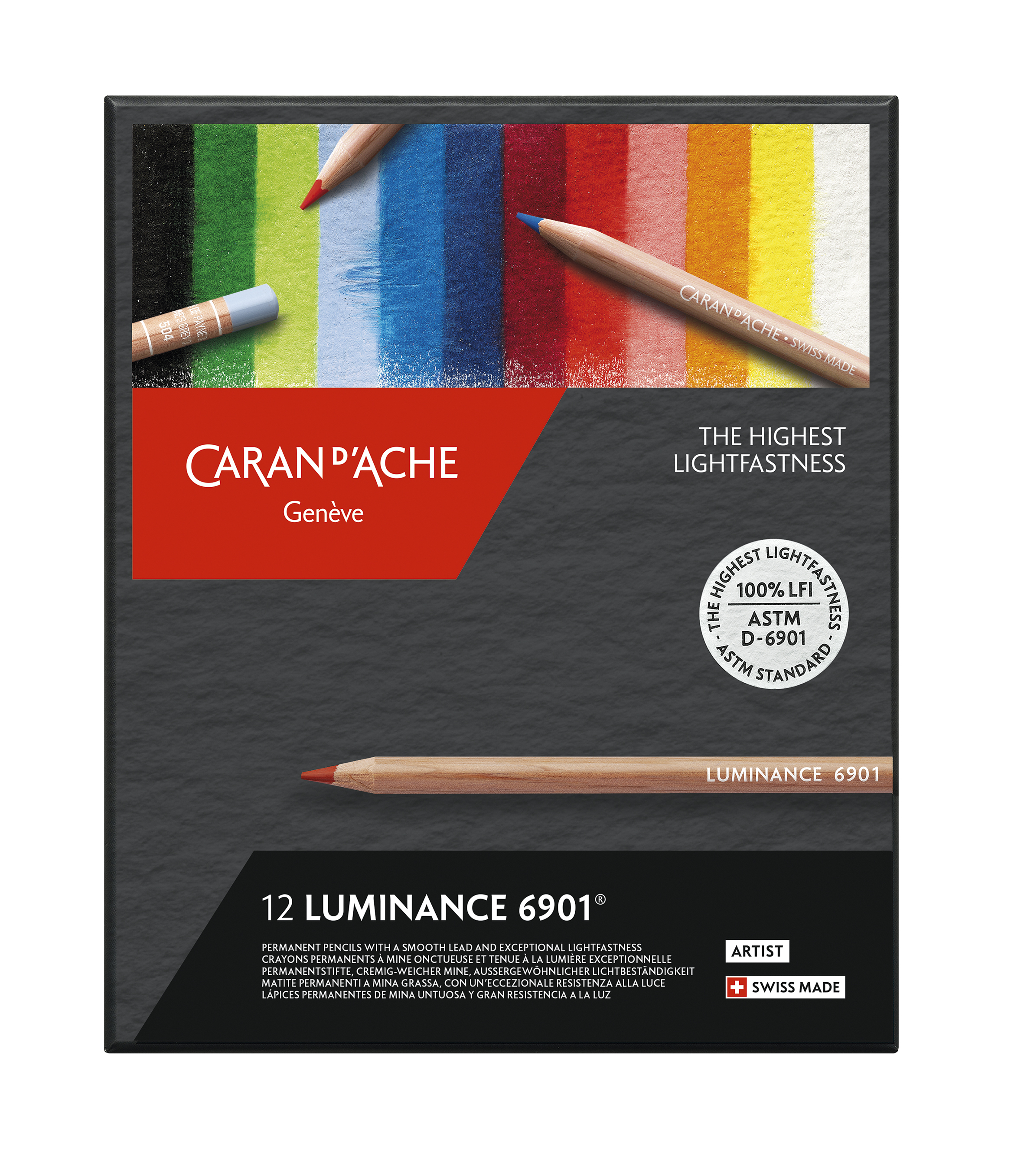 Caran d'Ache Luminance 6901 12er Set FSC zertifiziertes Holz Caran d'Ache Luminance 6901 12er Set FSC zertifiziertes Holz