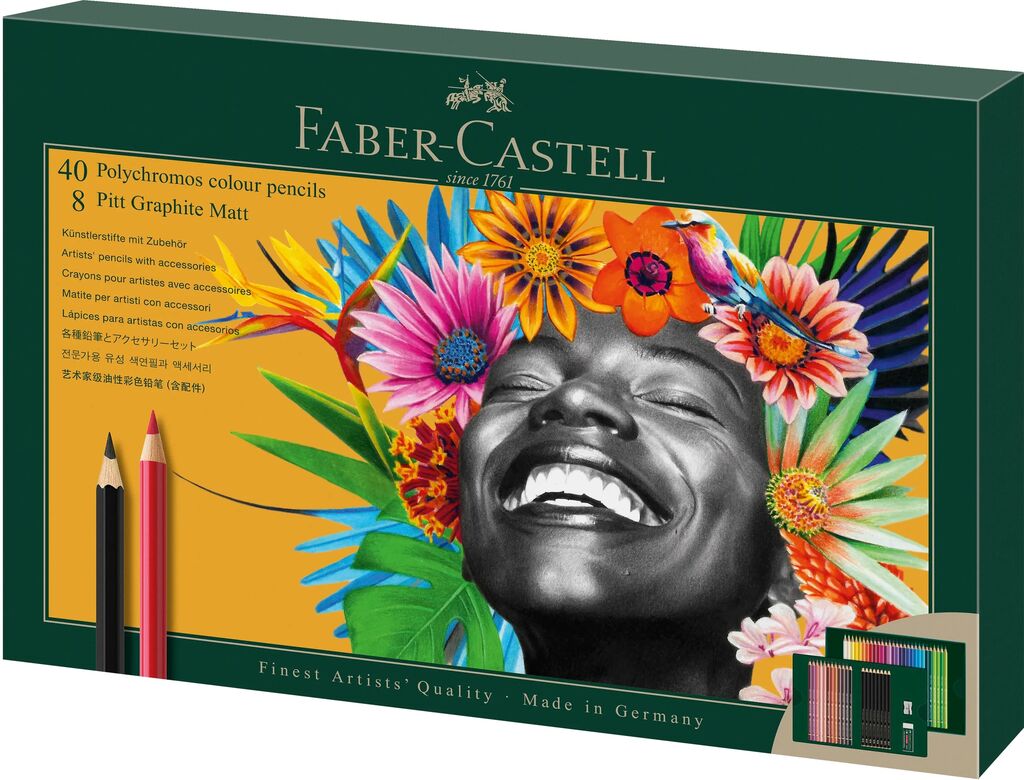 Faber-Castell Geschenkset Polychromos & Graphite matt 50 tlg 
