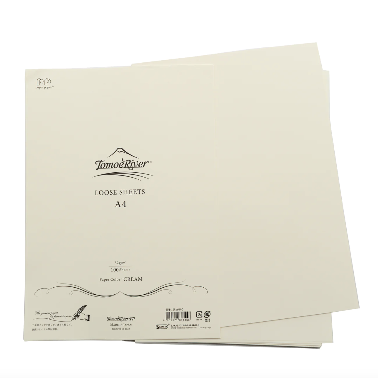 Tomoe River Loose Sheet Plain A4 Cream