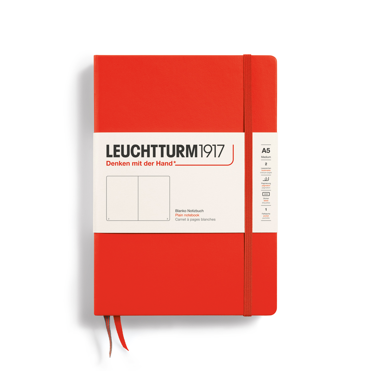Leuchtturm Notizbuch Classic Medium A5 Hardcover 
