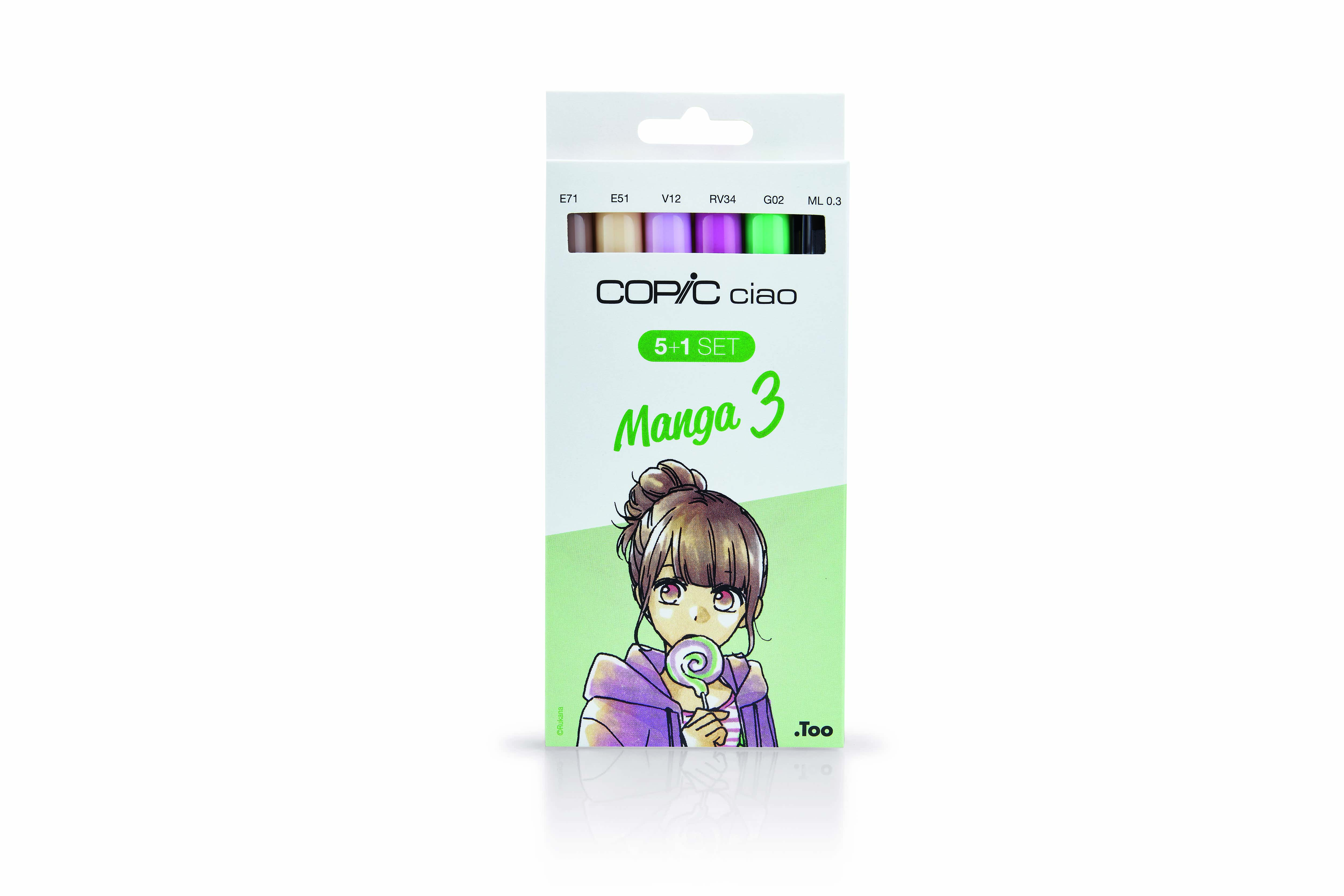 Copic Ciao 5+1 Set Manga 3
