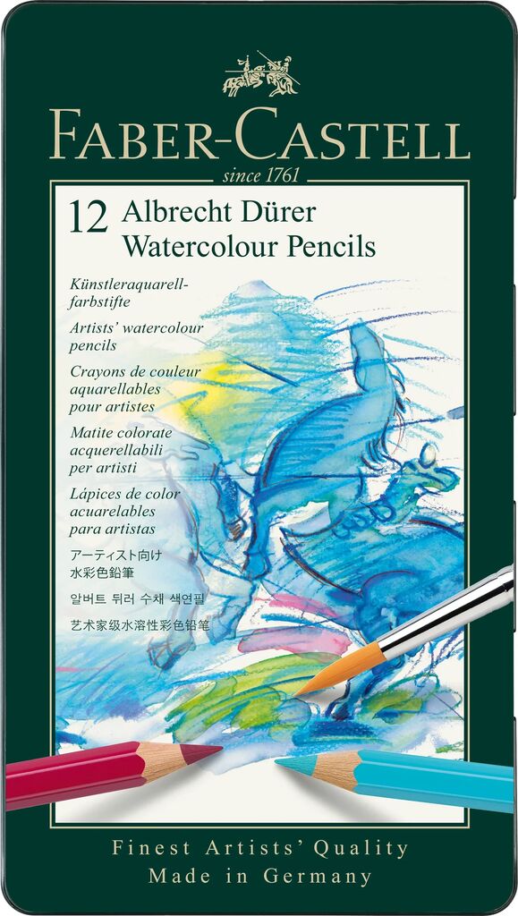 DELETE Faber-Castell Albrecht Dürer Aquarellstift 12er Set Metalletui 117512