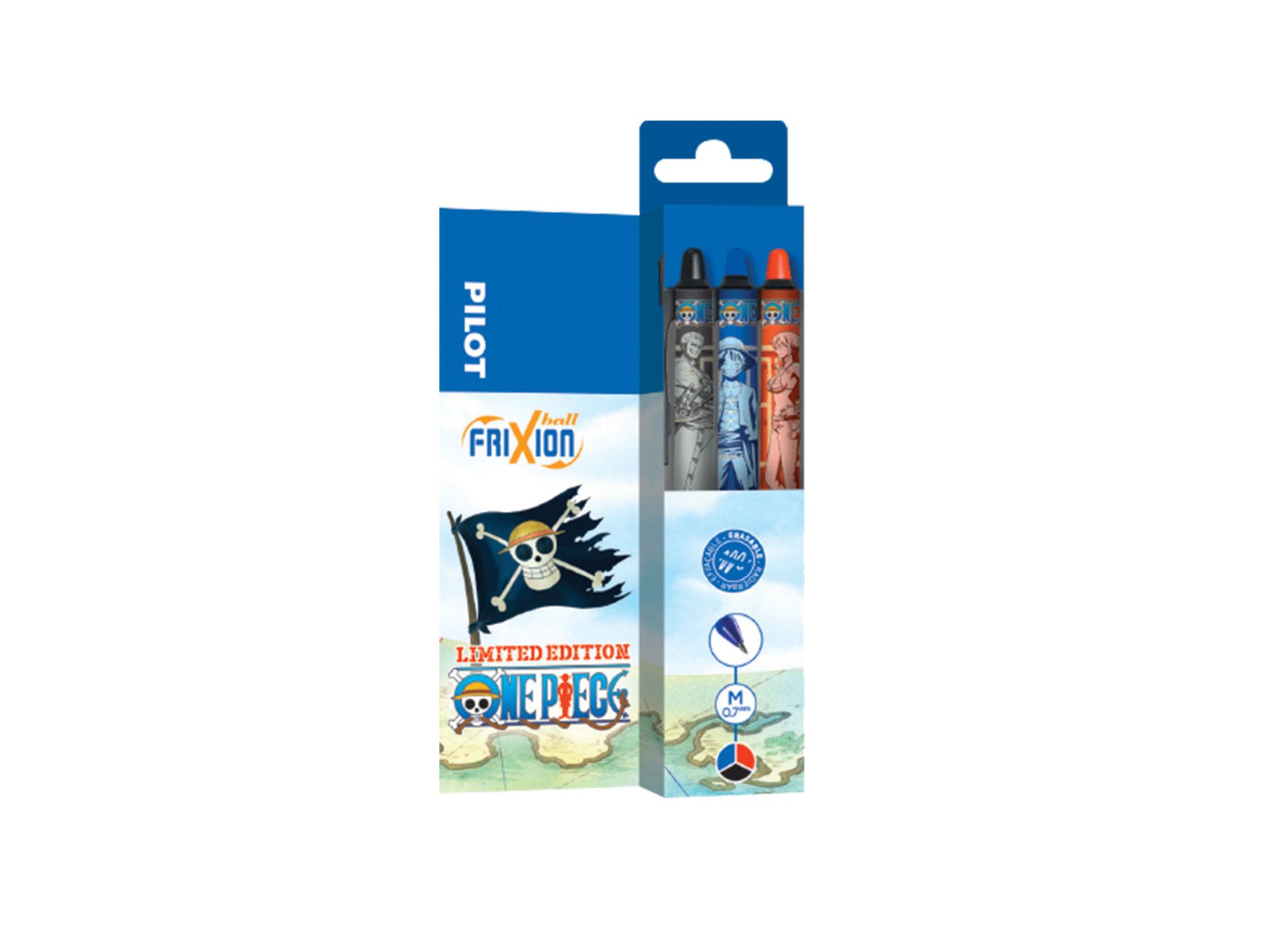 Pilot Frixion Ball+ 0.7 3er Set One Piece 