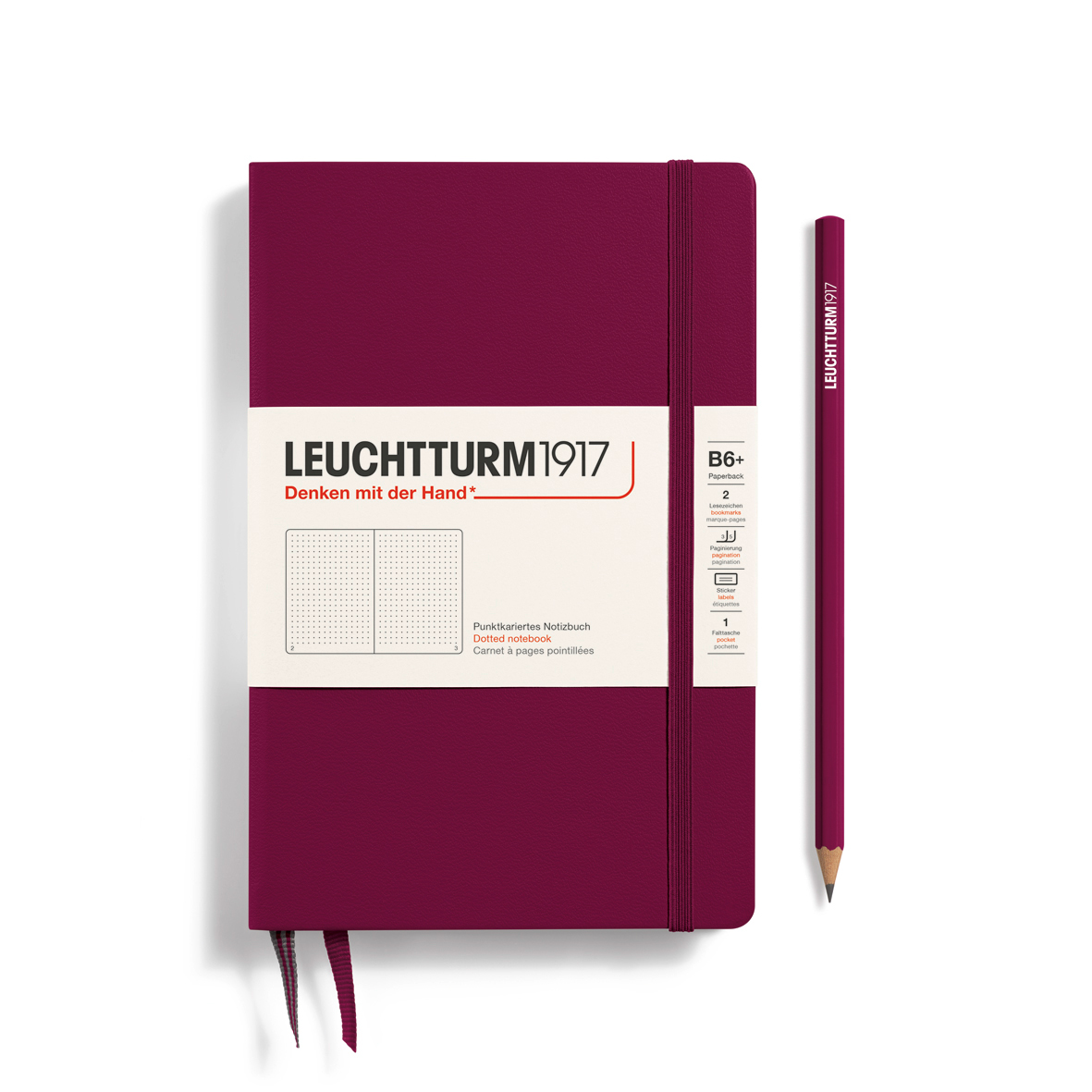 Leuchtturm Notizbuch Classic Paperback B6+ Hardcover 