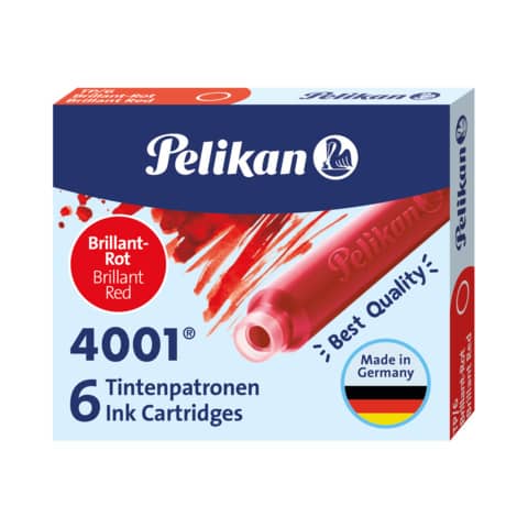 Pelikan 4001 TP/6 Tintenpatrone enthält 6 Patronen